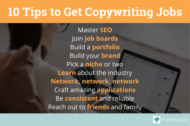 10 tips for getting copywriting jobs