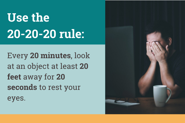 how to use the 20-20-20 rule