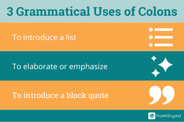 colon punctuation examples