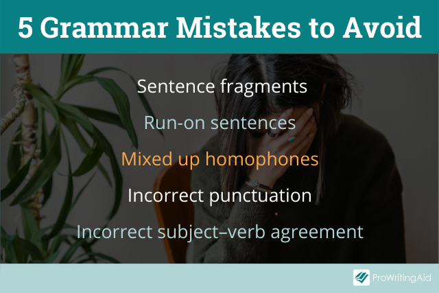 5 grammar mistakes to avoid