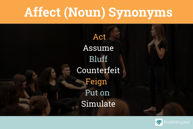 Affect noun synonyms