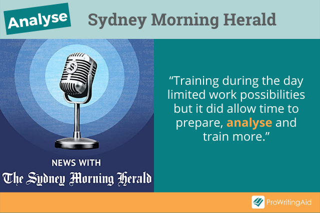 Analyse in the Sydney Morning Herald