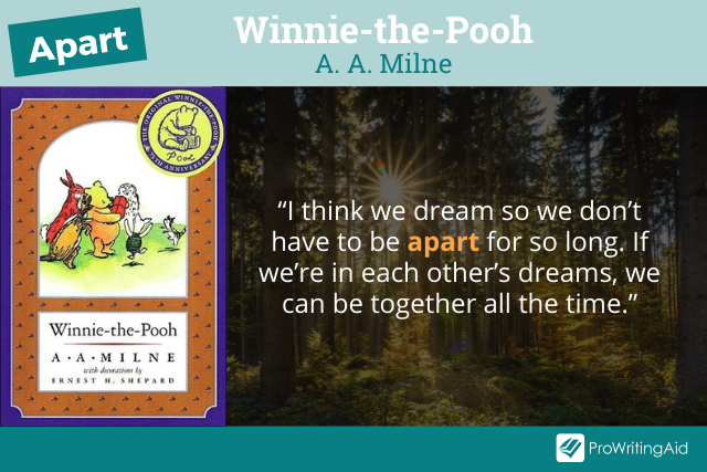 Apart in Winnie-the-Pooh