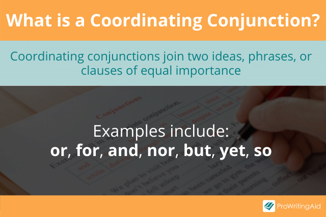 what is a coordinating conjunction?