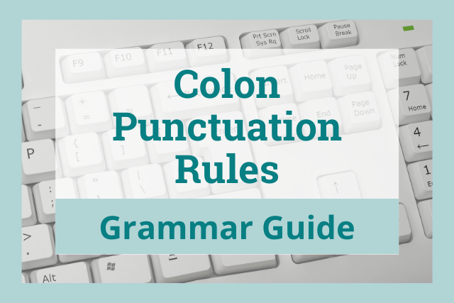 colon punctuation