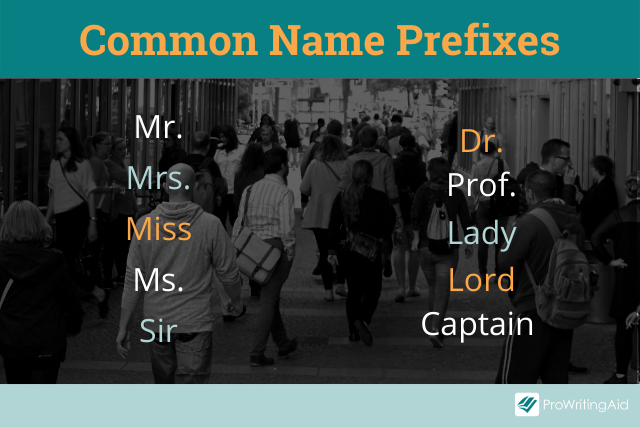 Common name prefixes