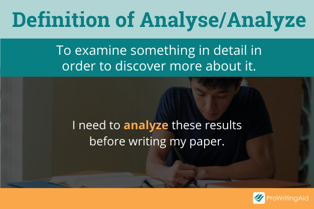 Analyze with analysis