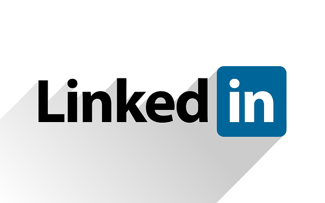 linked in logo on a white background