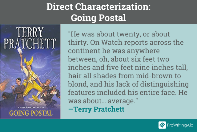 Direct characterization in going postal