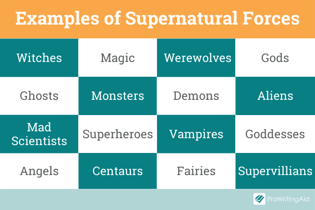 Examples of supernatural conflict