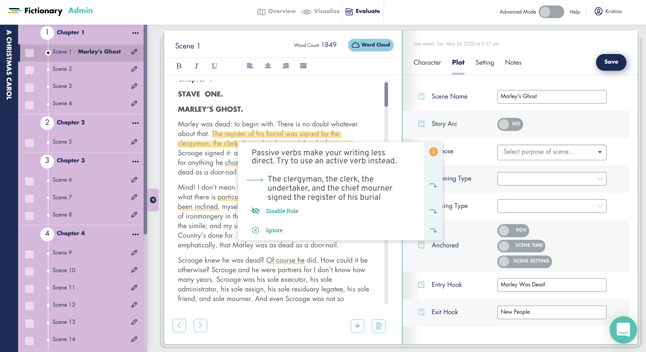 Fictionary works with ProWritingAid