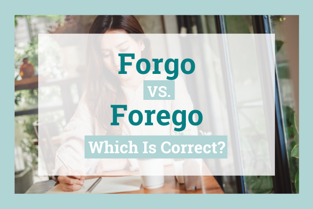 Forgo vs forego title