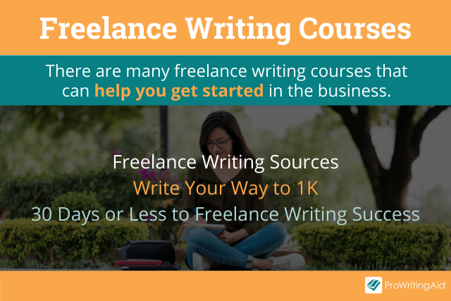 Freelance writing courses