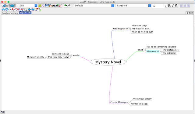 best free mind mapping software for writers