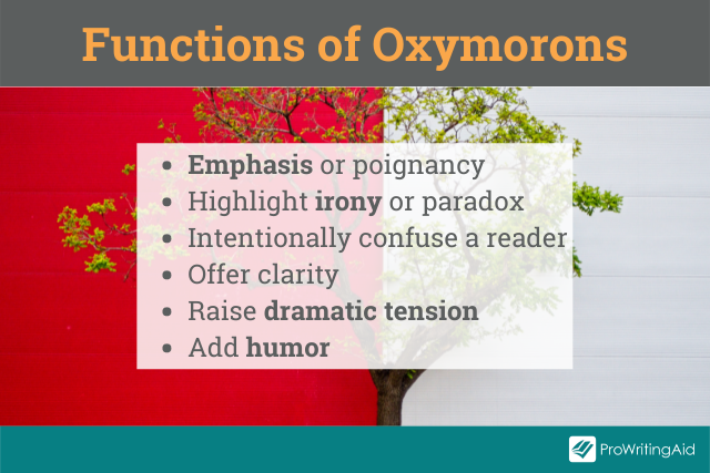 oxymoron definition and examples