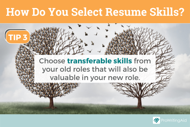 How to select resume skills