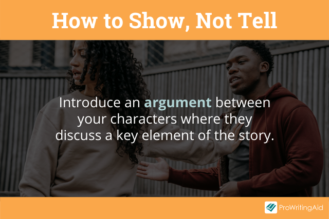 how to show not tell