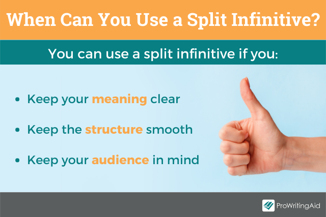 How To Use A Split Infinitive 