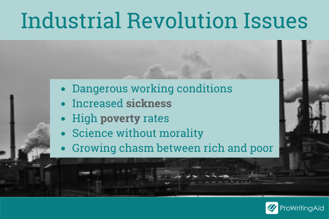 Some problems with the indutrial revolution