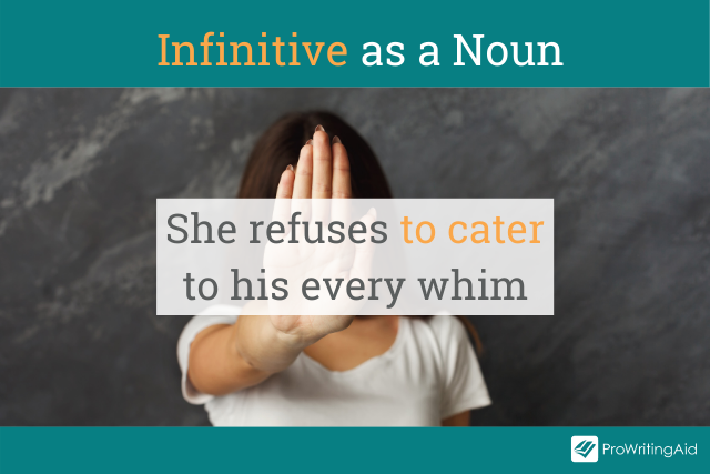 infinitive as a noun