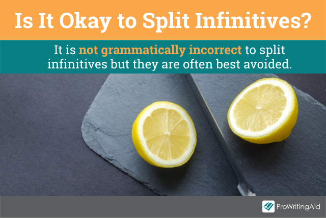 Is it okay to split infinitives