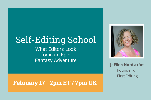 What Editors Look for in an Epic Fantasy Novel 7pm UK / 2 pm ET