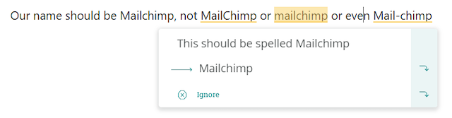 Mailchimp Style Guide Name Rule Automation