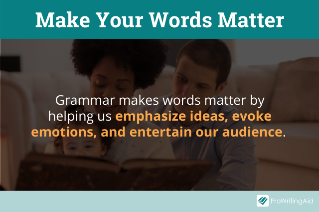 Make your words matter