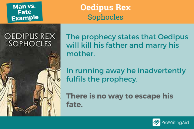 Man versus fate in oedipus rex