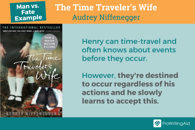 Man versus fate in the time traveler's wife