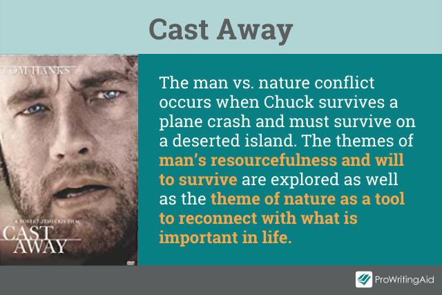 man vs nature conflict examples