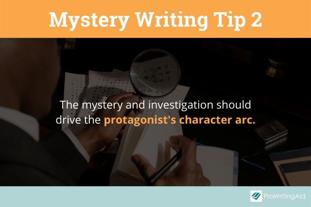 Mystery writing tip 2