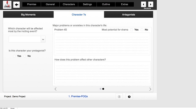 Outlining Your Novel Workbook Screenshot