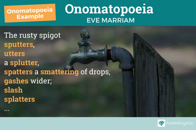 Onomatopoeia by Eve Marriam