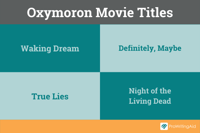 Oxymoron movie titles