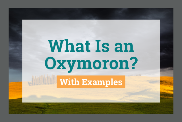 oxymoron definition and examples