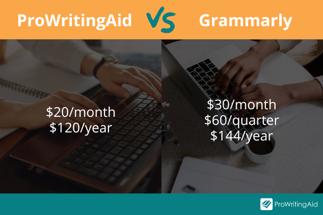 ProWritingAid vs Grammarly pricing