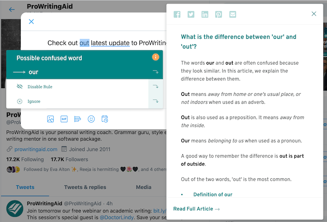 prowritingaid in twitter