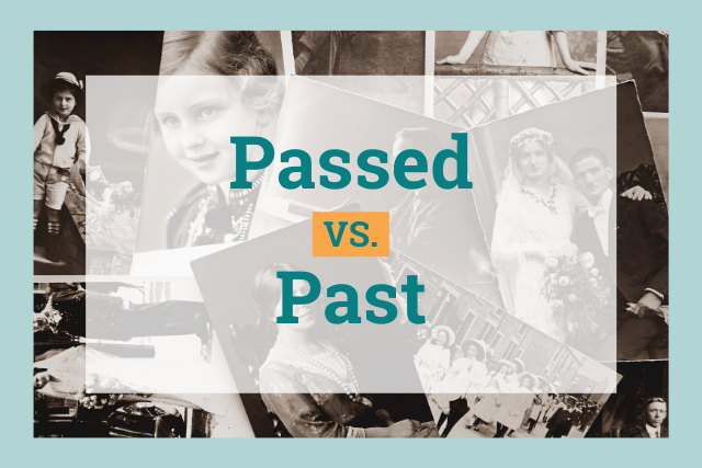 What is the difference between passed and past?