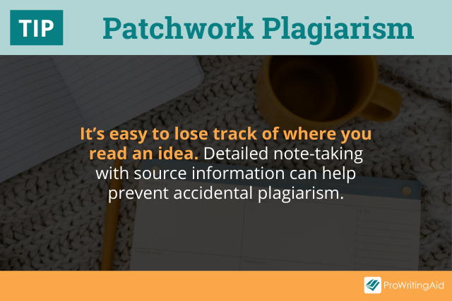Patchwork plagiarism TIP