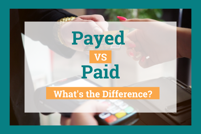Payed vs Paid Title
