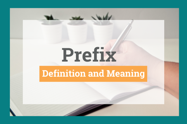 Prefix Definition Meaning And Examples