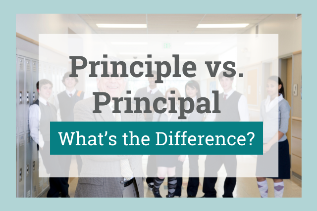 Principle vs. Principal Title