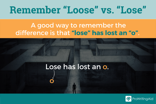 Tips for remembering loose vs. lose