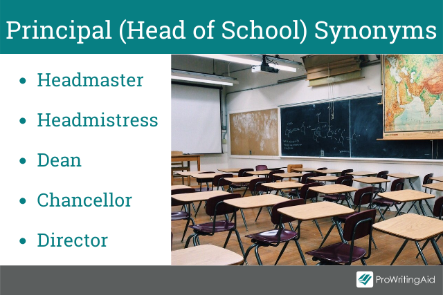 School principal synonyms