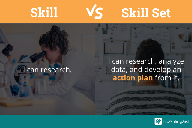 Skill vs skill set