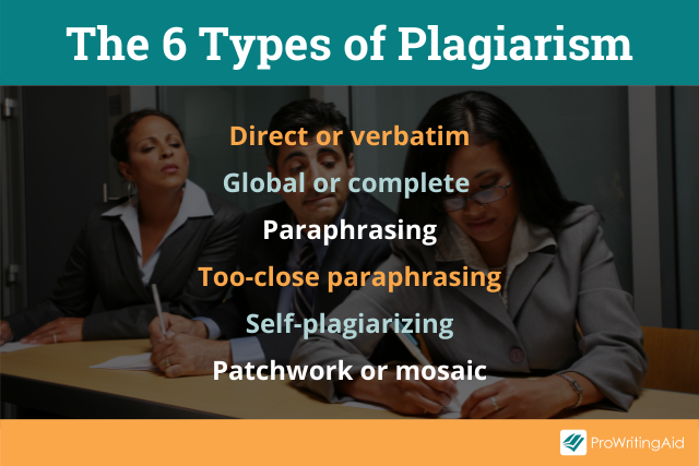 The 6 Types of Plagiarism