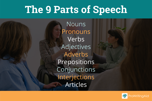 The 9 parts of speech