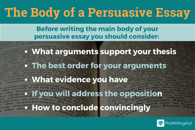 ways to start a persuasive essay