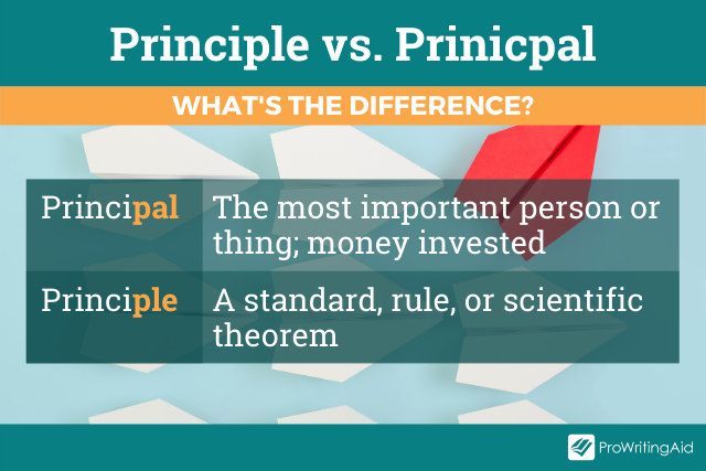 dictionary principal vs principle